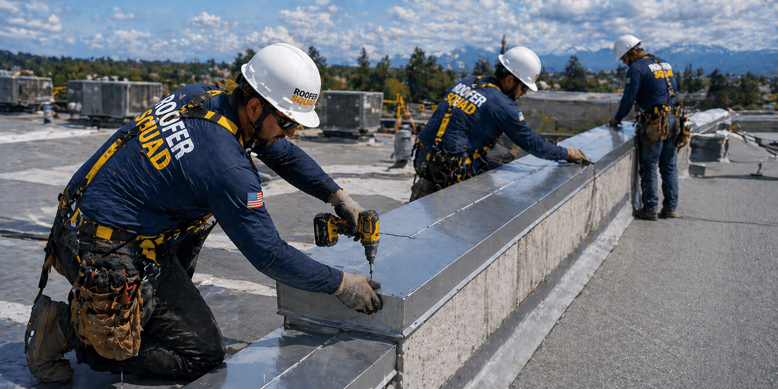 Vancouve Roofer Squad Metal Flashings BC