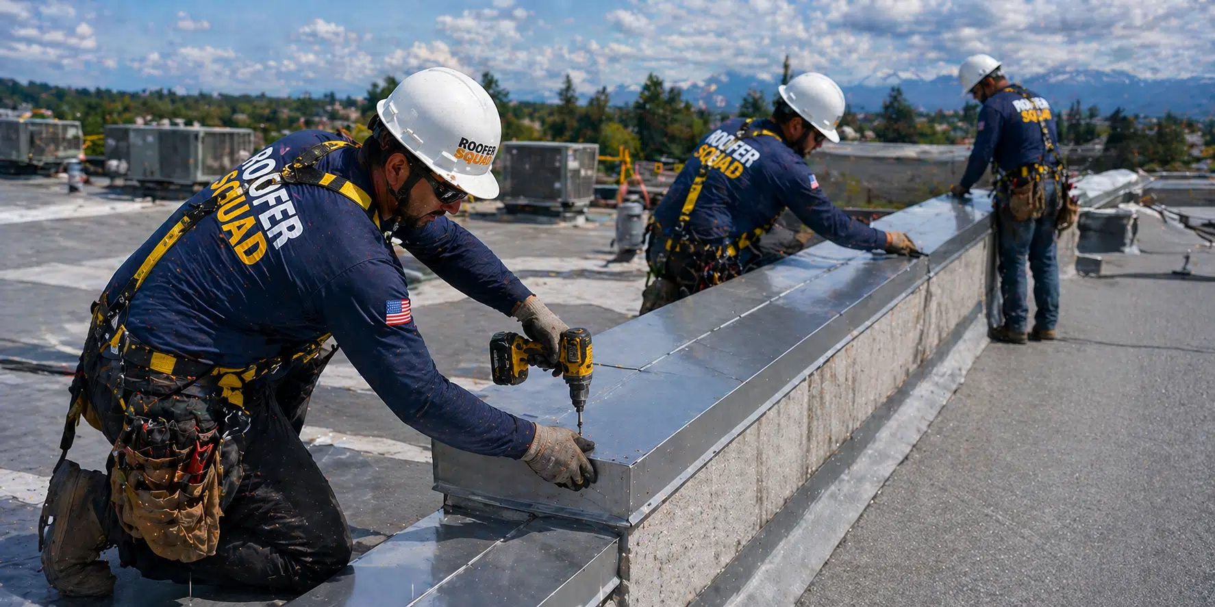 Vancouve Roofer Squad Metal Flashings BC