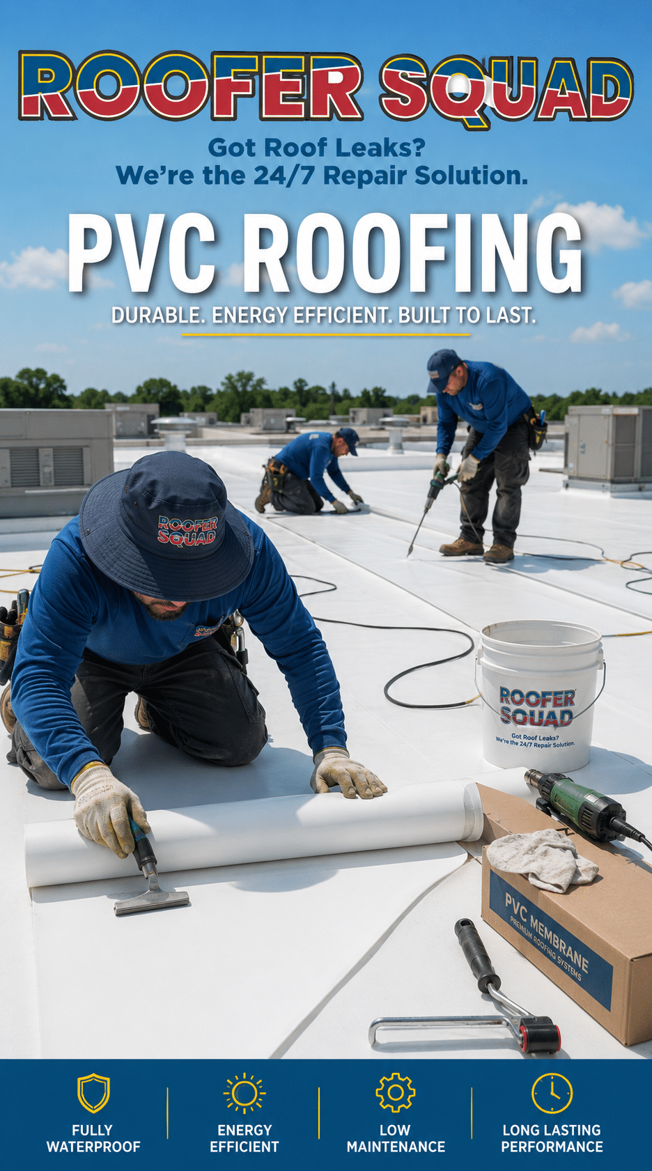 Vancouve Roofer Squad PVC Roofing BC