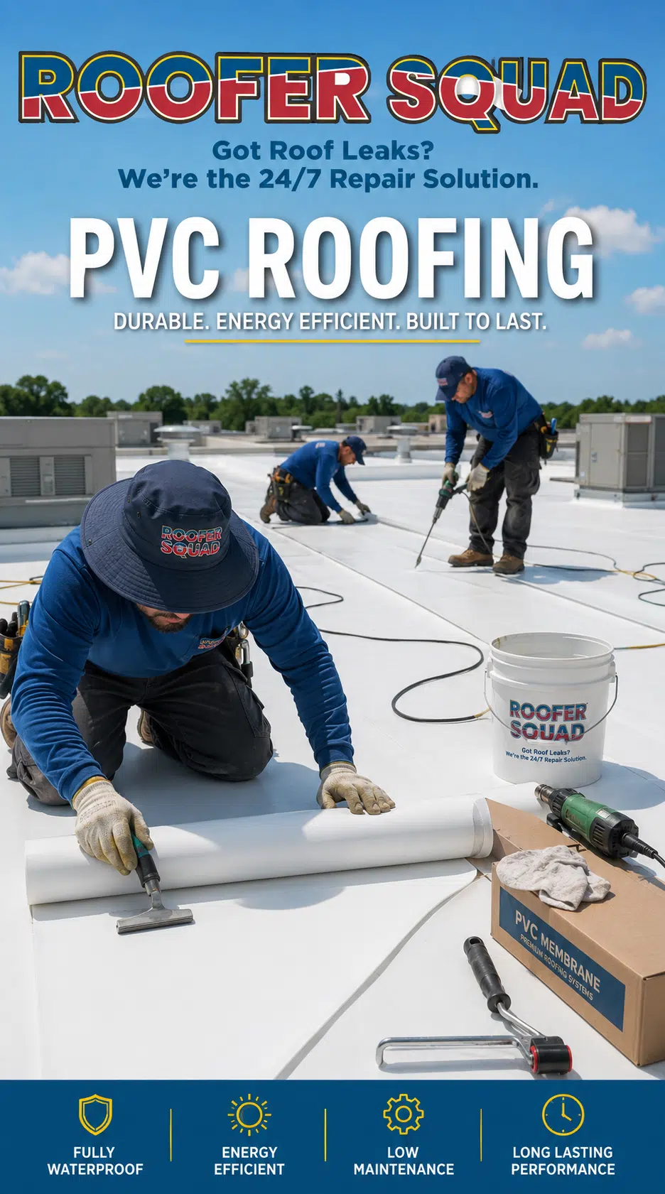 Vancouve Roofer Squad PVC Roofing BC