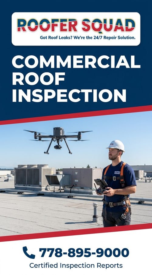Vancouve Roofer Squad Commercial Roof Inspection