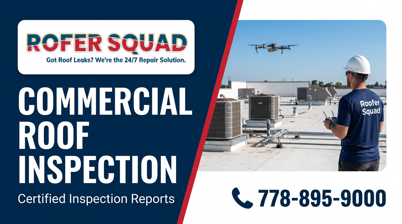 Vancouve Roofer Squad Commercial Roof Inspection