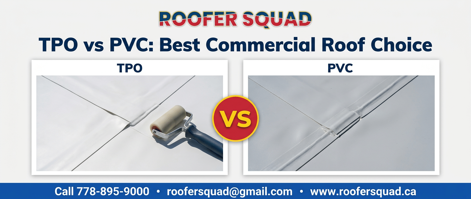 TPO Roofing or PVC Roofing