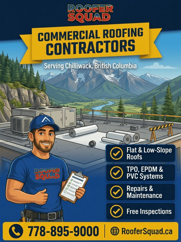 Vancouve Roofer Squad Commercial Roofing Contractors in Chilliwack BC
