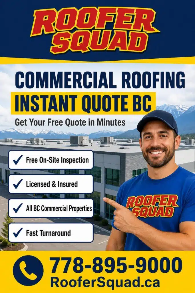 Vancouve Roofer Squad Commercial Roofing Instant Quote BC