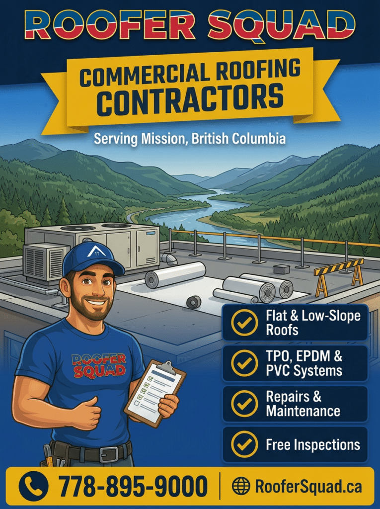 Vancouve Roofer Squad Commercial Roofing Contractors in Mission BC