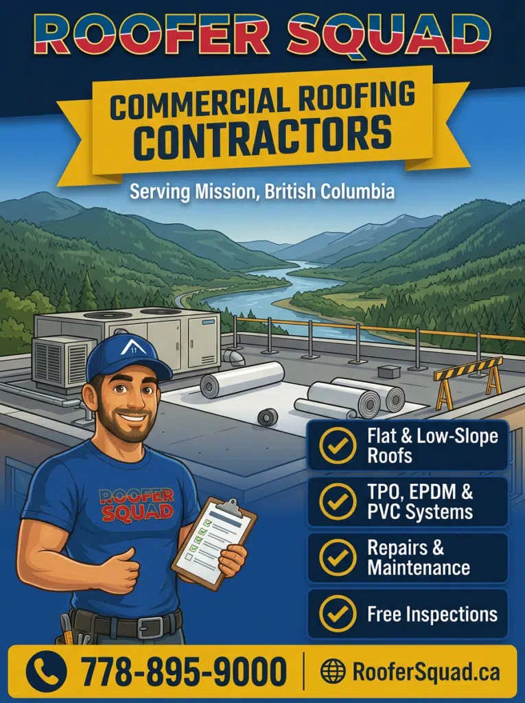 Vancouve Roofer Squad Commercial Roofing Contractors in Mission BC