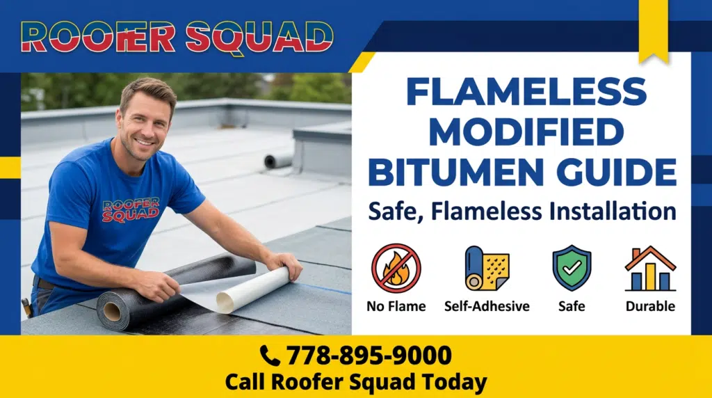 Vancouve Roofer Squad Flameless Modified Bitumen Roofing Guide
