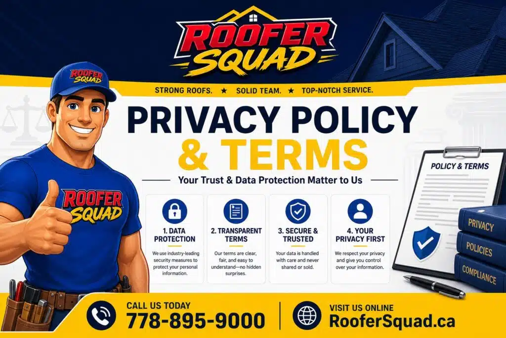 Vancouve Roofer Squad Roofer Squad Privacy Policy & Terms